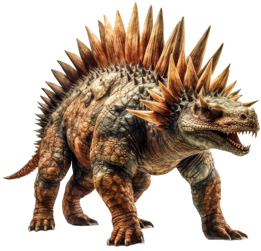 Stegosaurus png AI generated