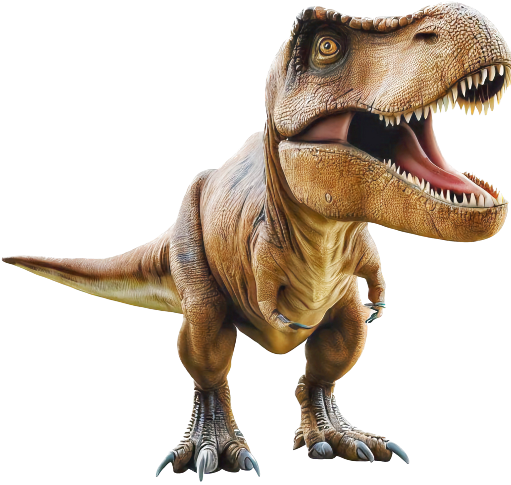 Dinosaurier png mit ai generiert.