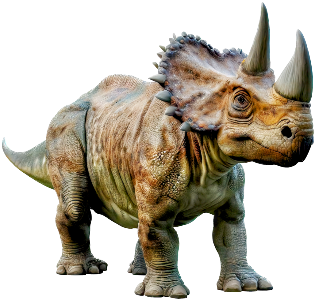 Triceratops png with AI generated