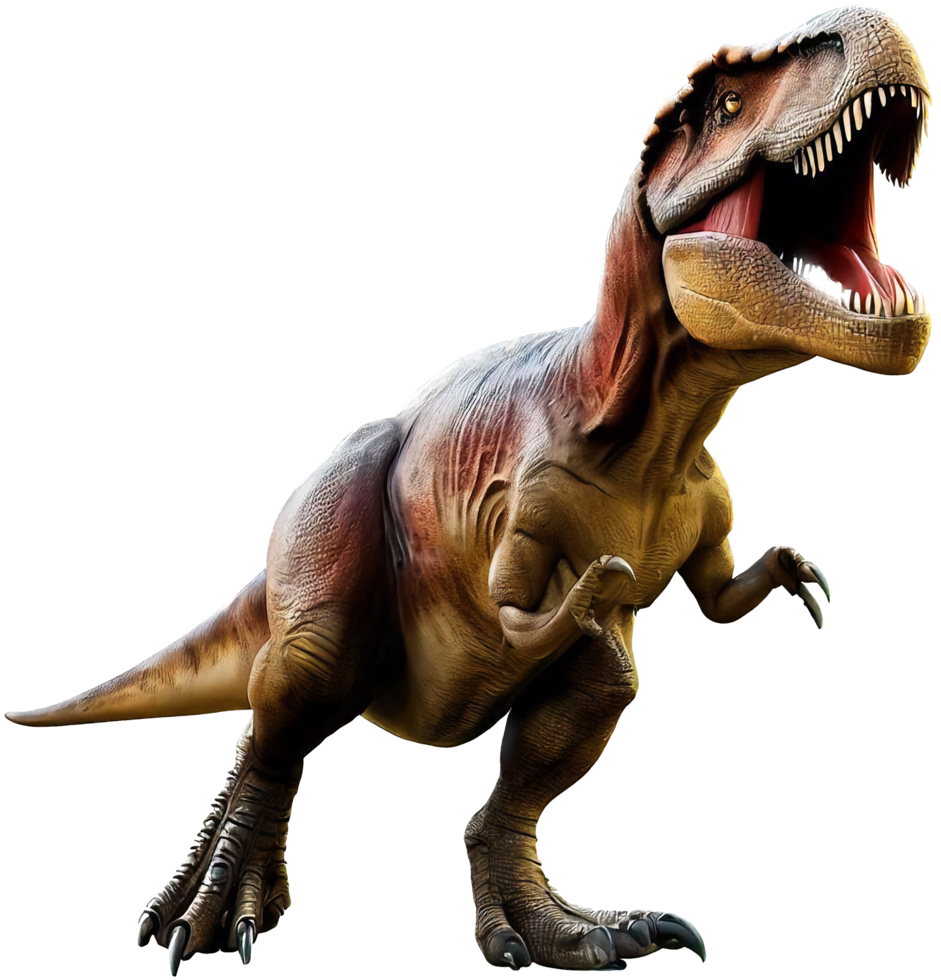 Dinosaurier png mit ai generiert.