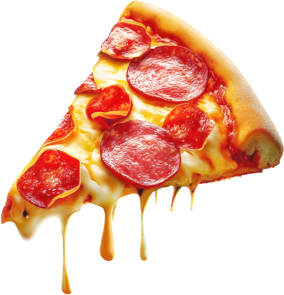 Pizza png avec ai généré.