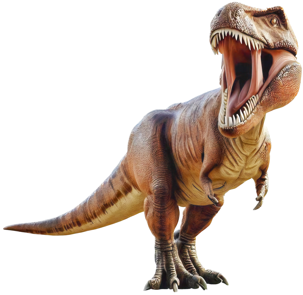 Dinosaurier png mit ai generiert.