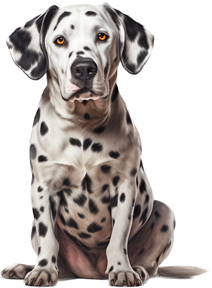 Dalmatian with . png