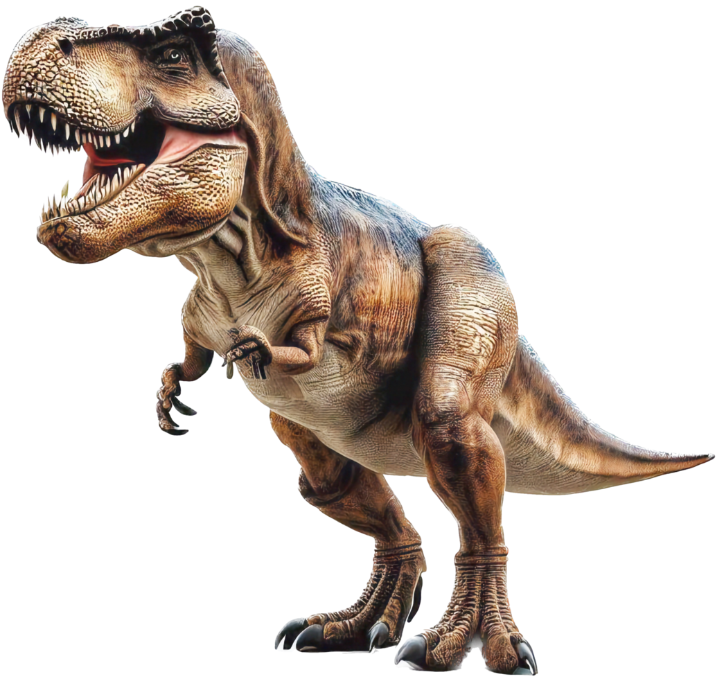 Dinosaurier png mit ai generiert.