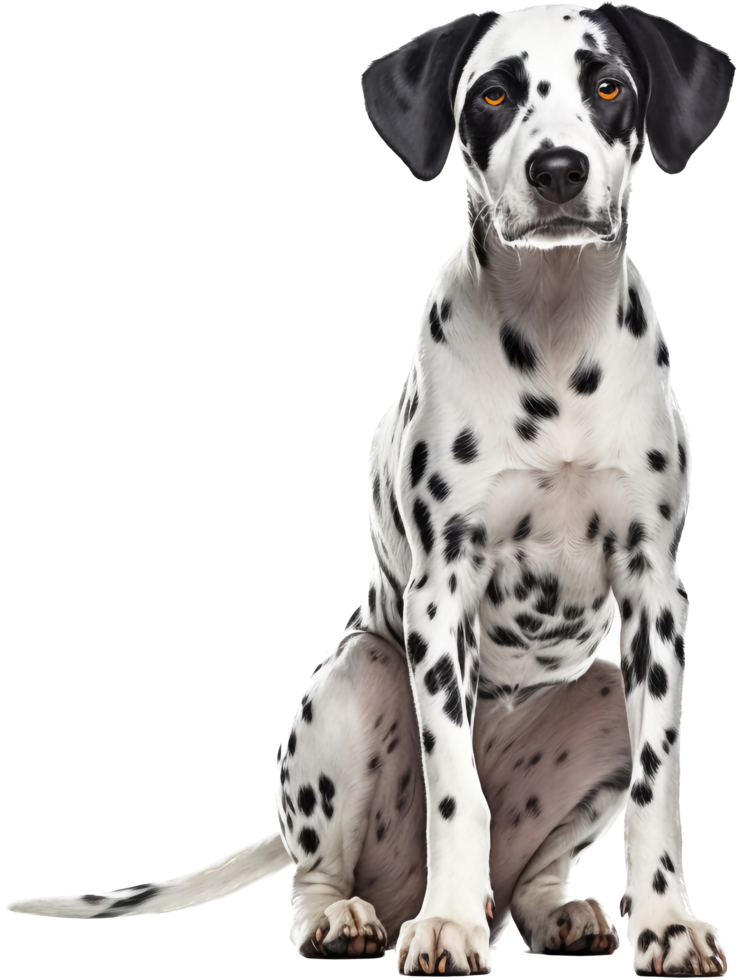 Dalmatian with . png