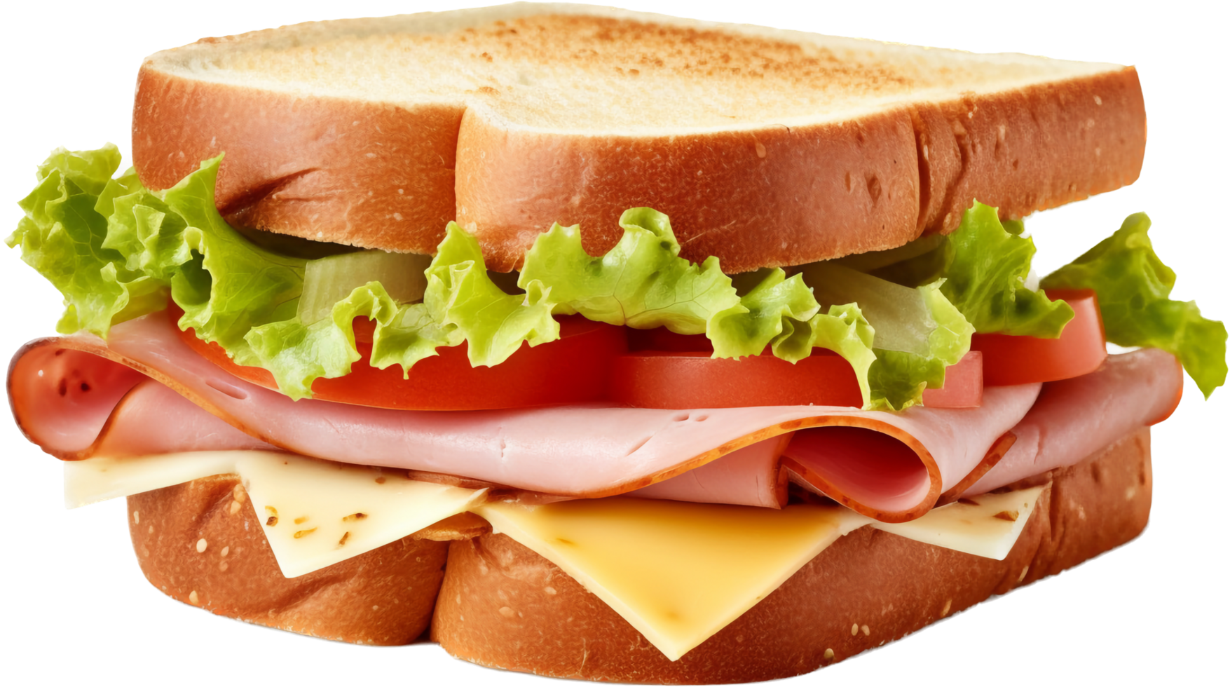 Sandwich ham cheese with . png