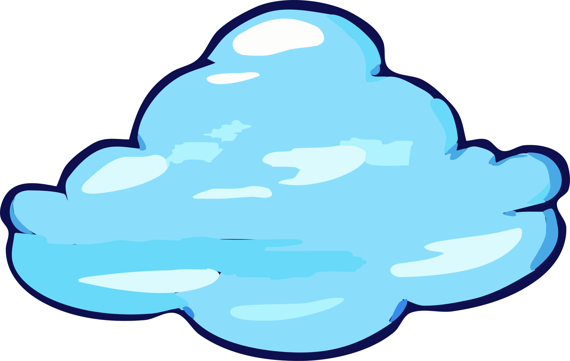 Transparent blue cloud clipart animated image of cloud png d