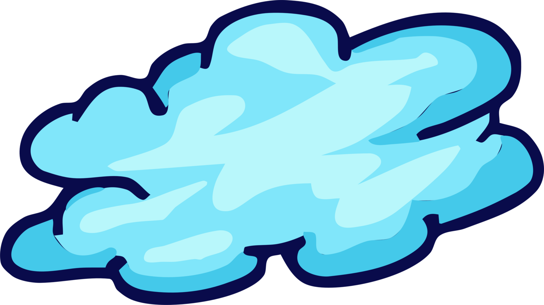 Blue cloud png graphic clipart design 24586546 PNG