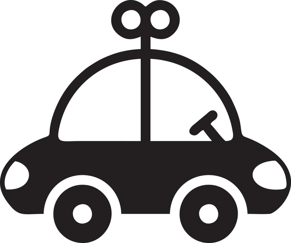 car vehicle transportation icon symbol vector image. Illustration of the automobile automotive motor vector design. EPS 10