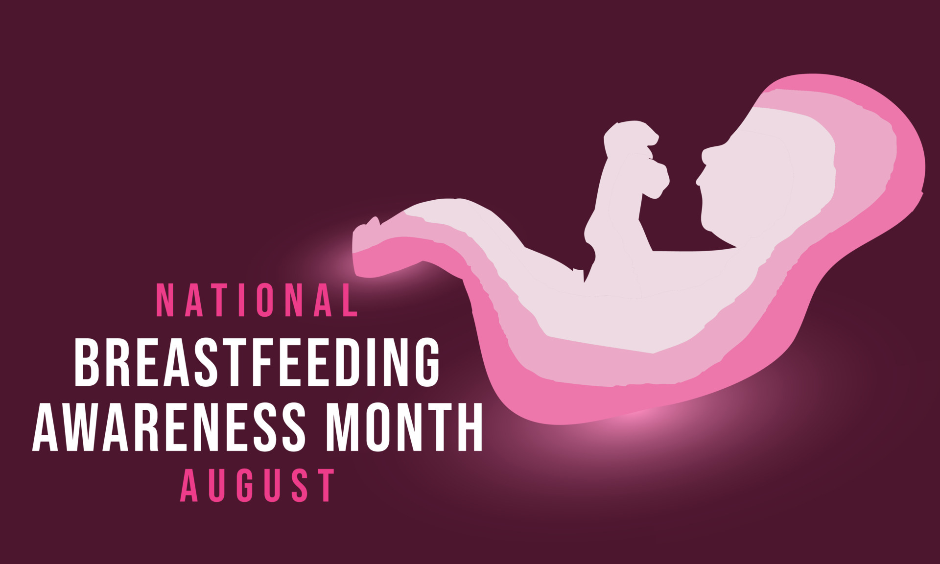 National Breastfeeding awareness month august. background, banner, card - What Is The 3 Month Breastfeeding Crisis