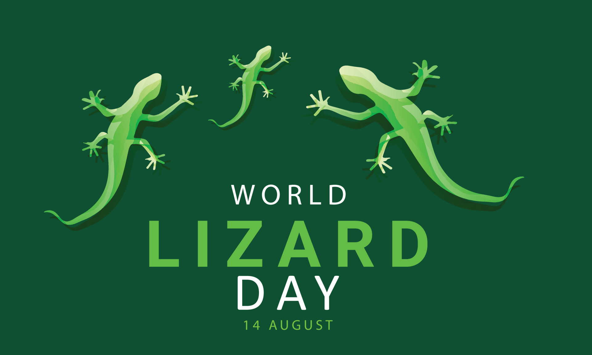 World Lizard Day. background, banner, card, poster, template. Vector