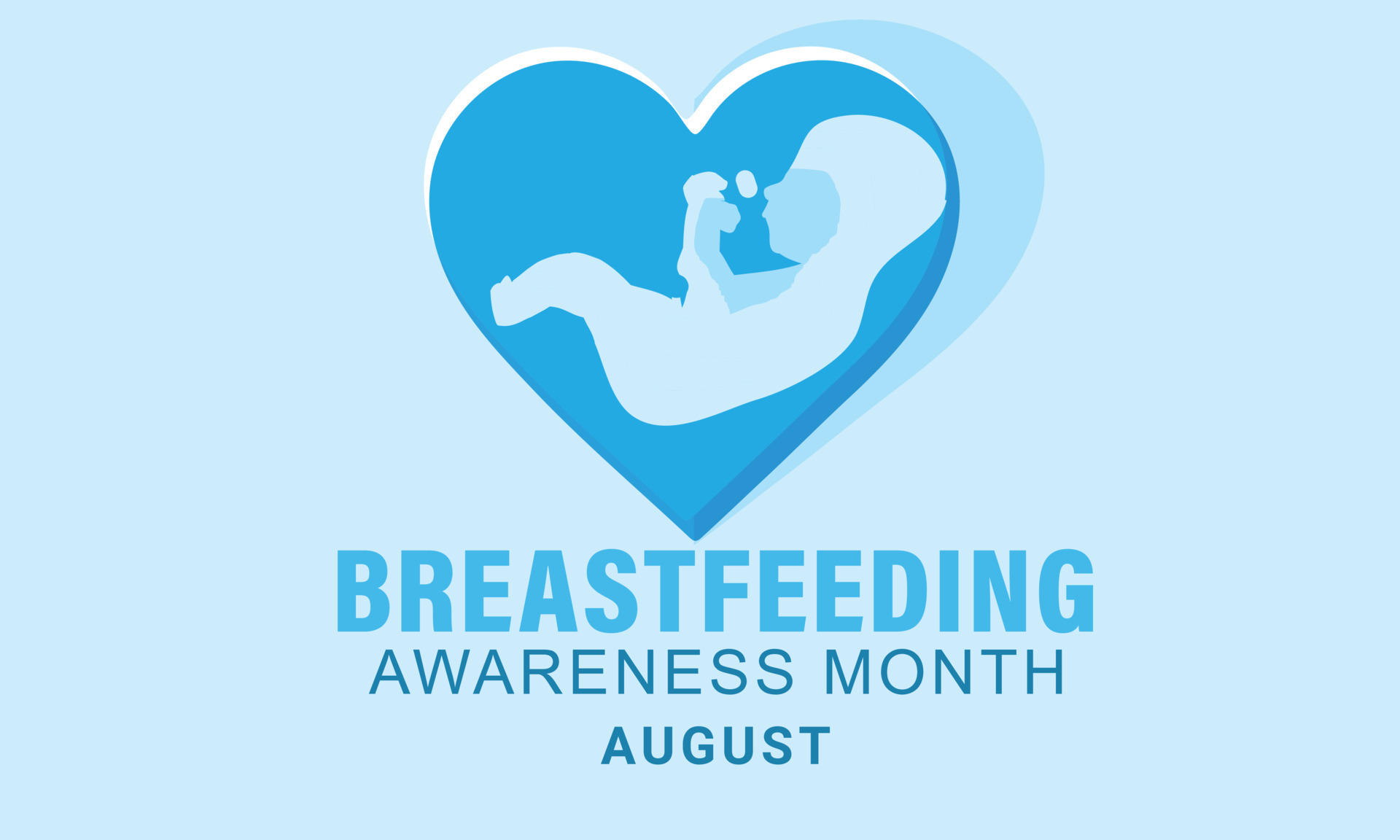 National Breastfeeding awareness month august. background, banner, card