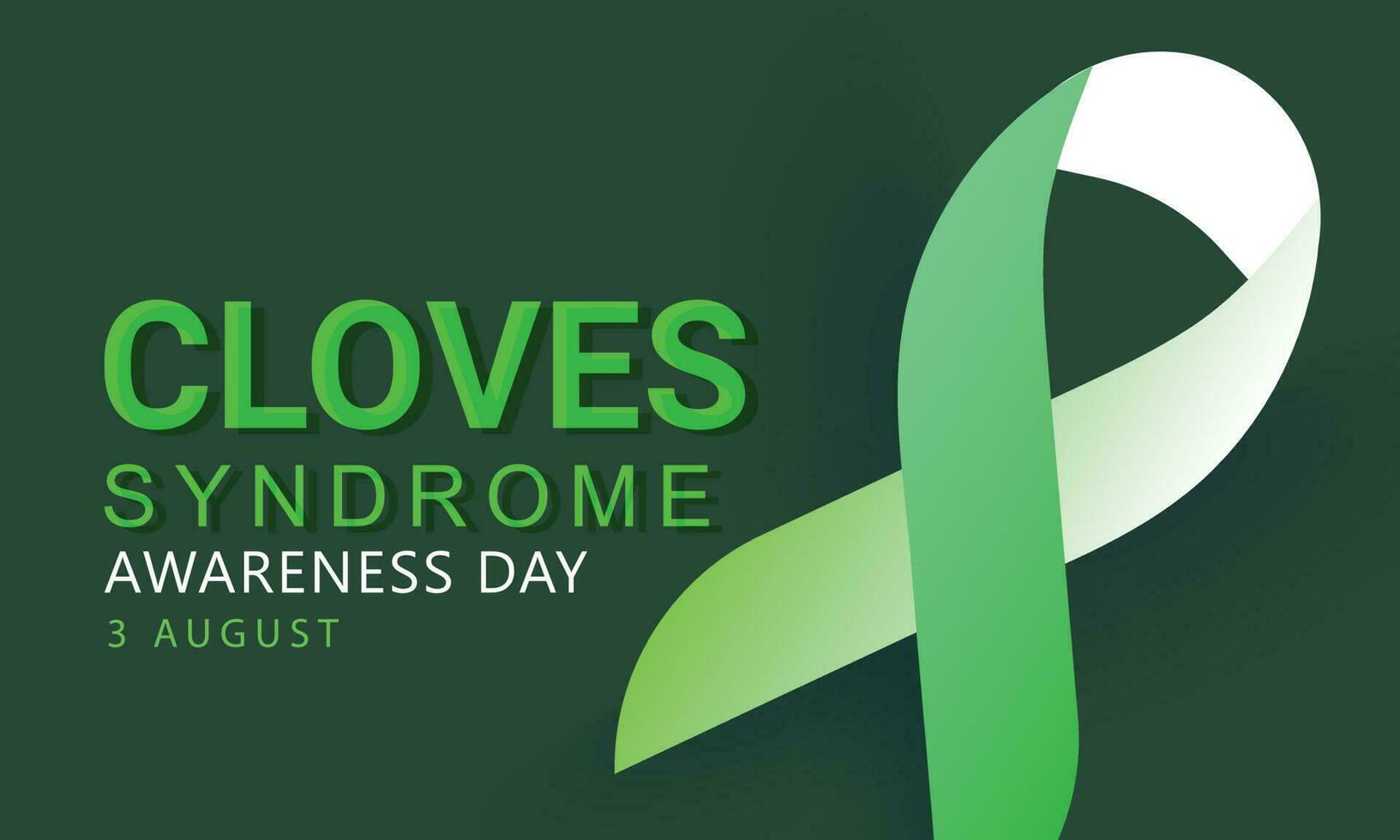 Cloves Syndrome Awareness Day. background, banner, card, poster, template. Vector illustration.