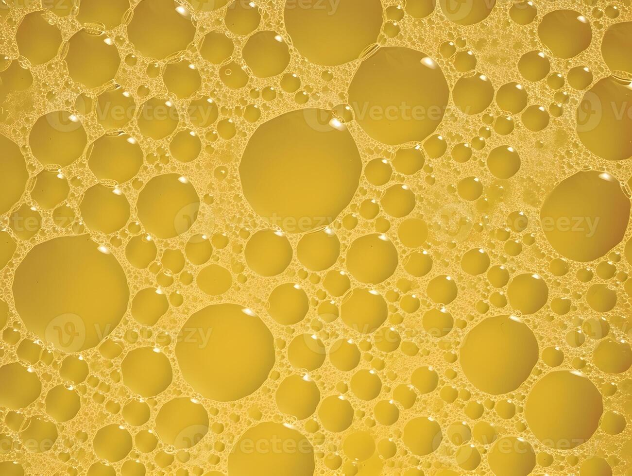 High color frothy urine with bubbles. Foamy excretion. photo