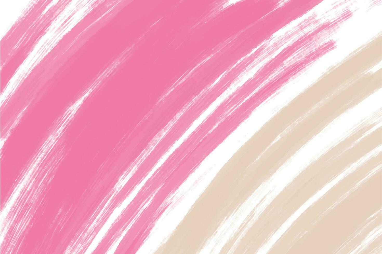 Vector background, brush strokes in pink and beige