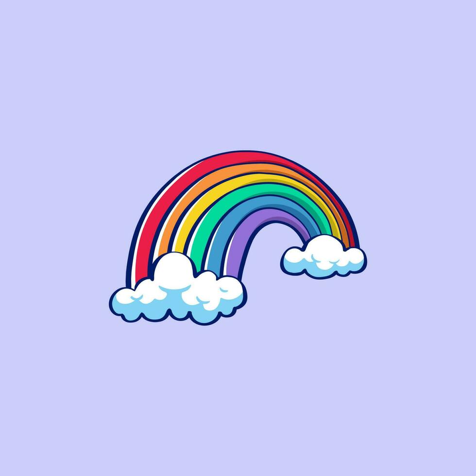 gratis vector mano dibujado orgullo mes lgbt arco iris nube