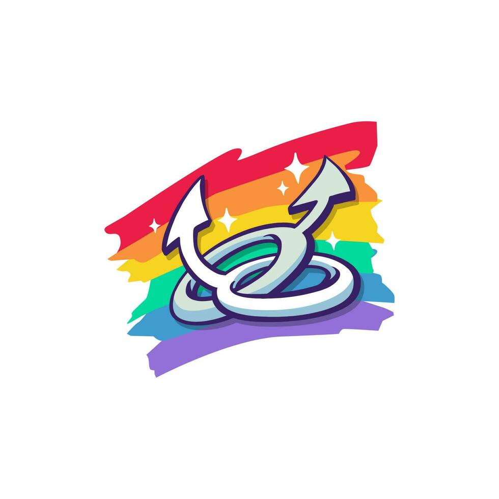 gratis vector gay orgullo mes lgbt arco iris símbolos