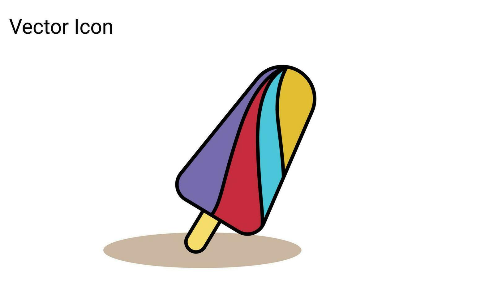 diseño de icono de helado vector