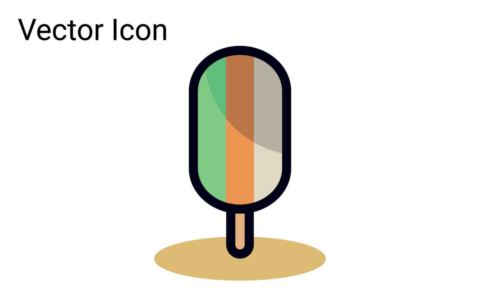 diseño de icono de helado vector