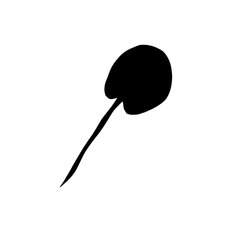 Stingray fish Character black sea animal on deep background. Wild life illustration. Vector illustration.