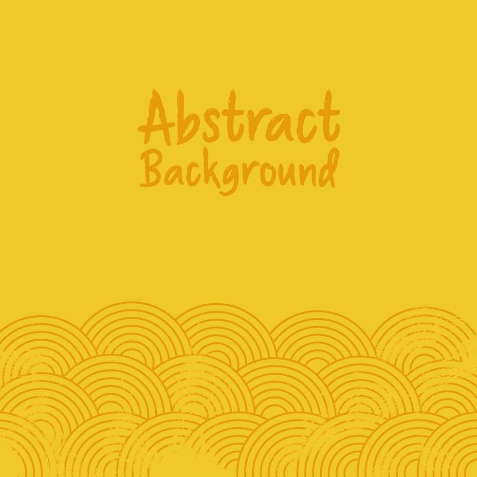 Yellow Japanese pattern vector background