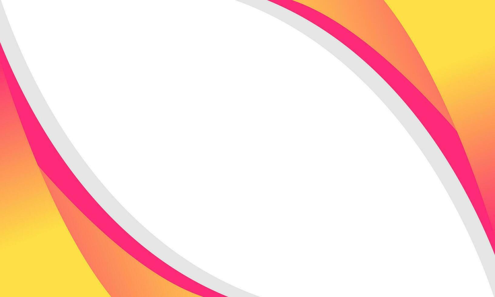 Abstract pink and yellow wave background. Suitable for banner, brochure, presentation, flyer, poster vector
