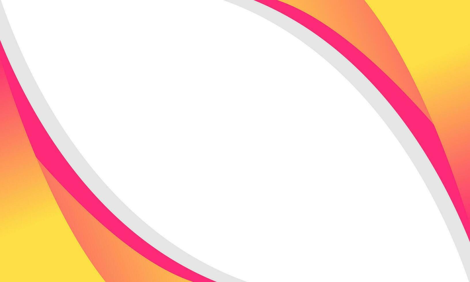 Abstract pink and yellow wave background. Suitable for banner, brochure, presentation, flyer, poster vector