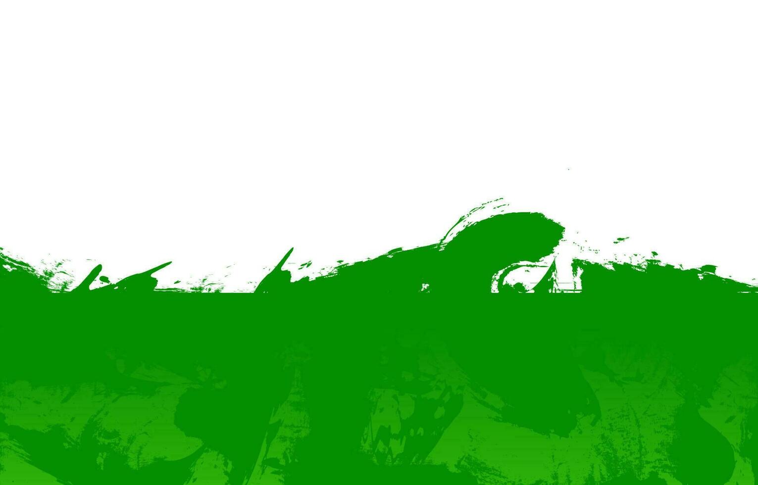 Abstract green watercolor brush stroke background vector