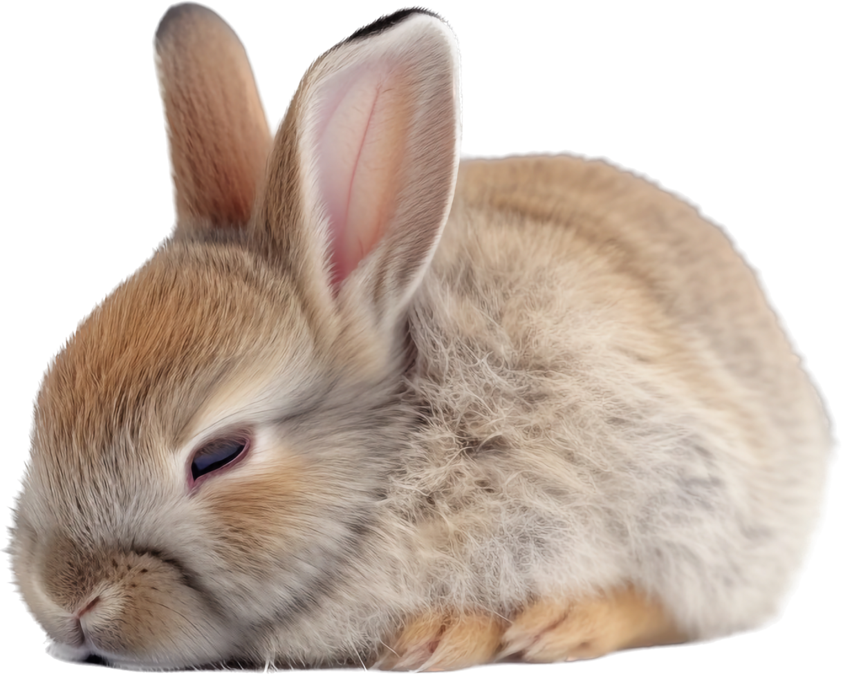 Rabbit cute with . png