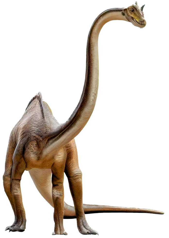 Brachiosaurus png mit ai generiert.