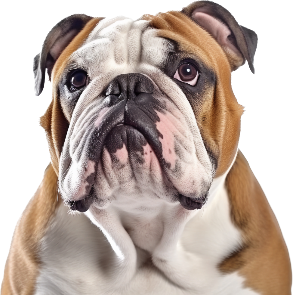 buldogue png com ai gerado.