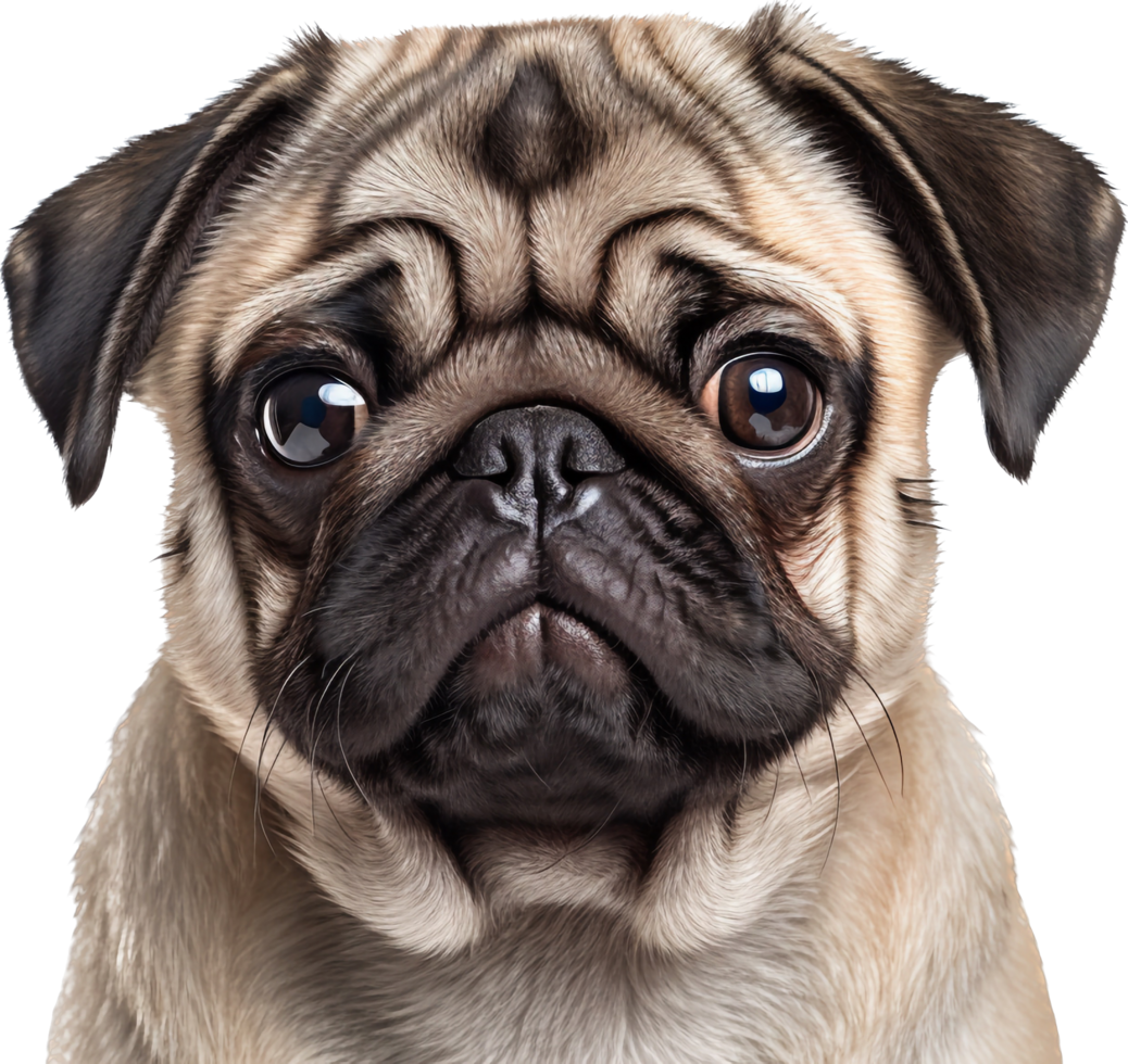 pug png com ai gerado.