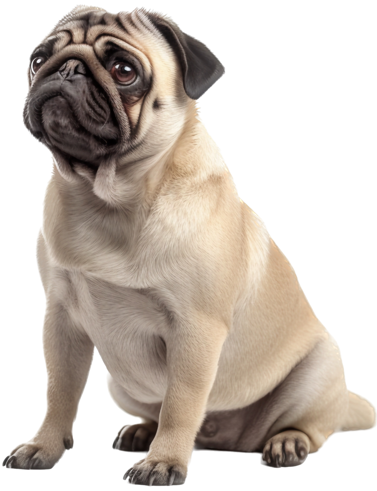 pug png com ai gerado.