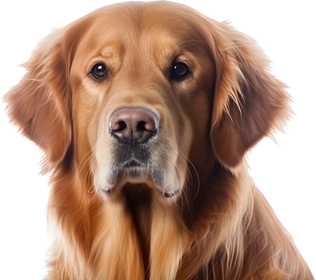 Golden Retriever with . png