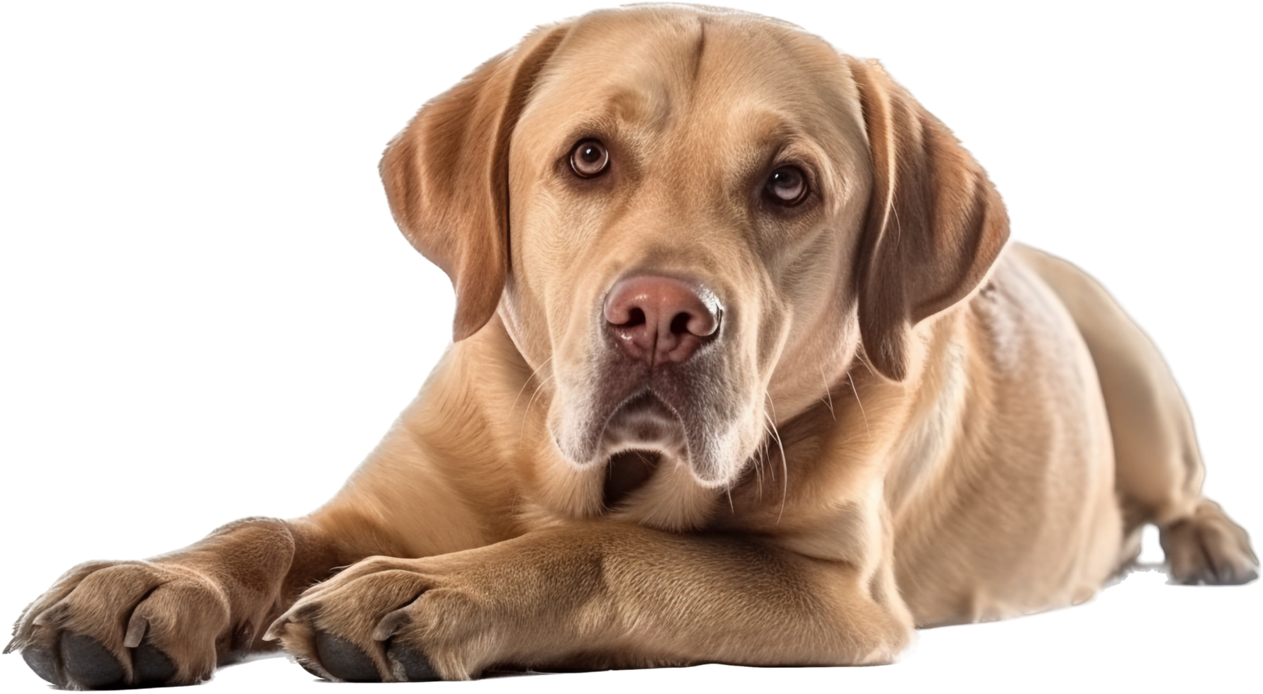 Labrador png mit ai generiert.