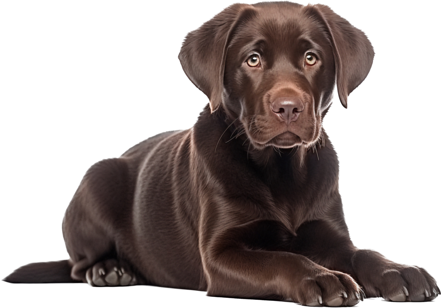 labrador PNG met ai gegenereerd.