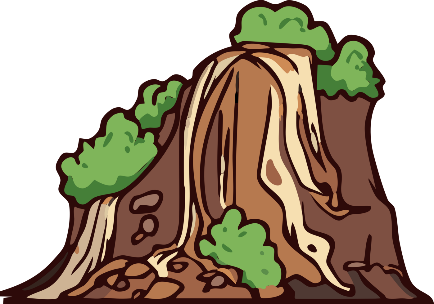 landslide png graphic clipart design