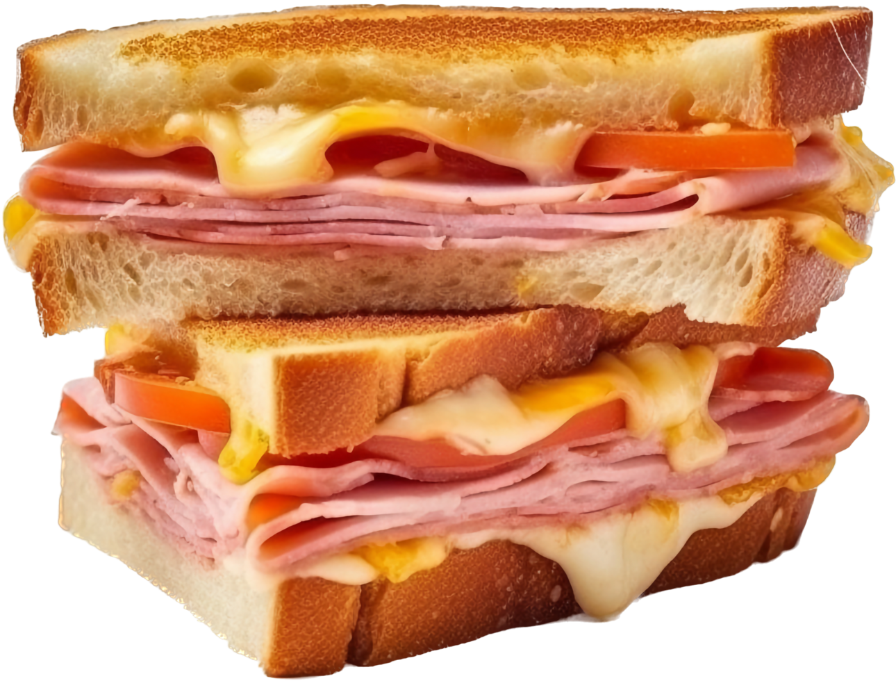 Sandwich ham cheese with . png