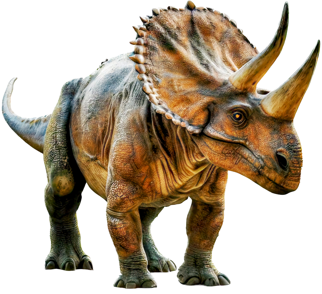 Triceratops png with AI generated
