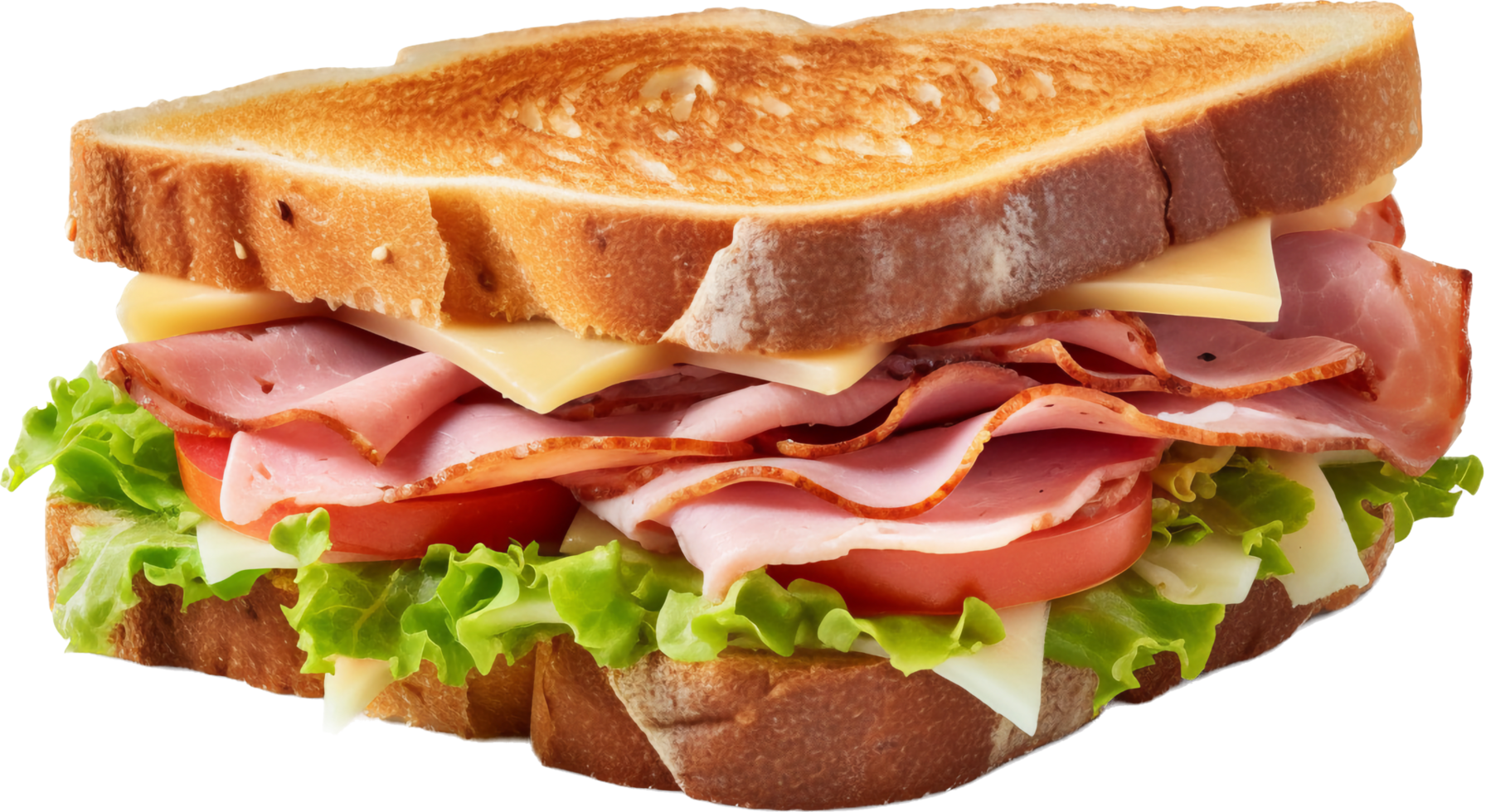 Sandwich ham cheese with . png
