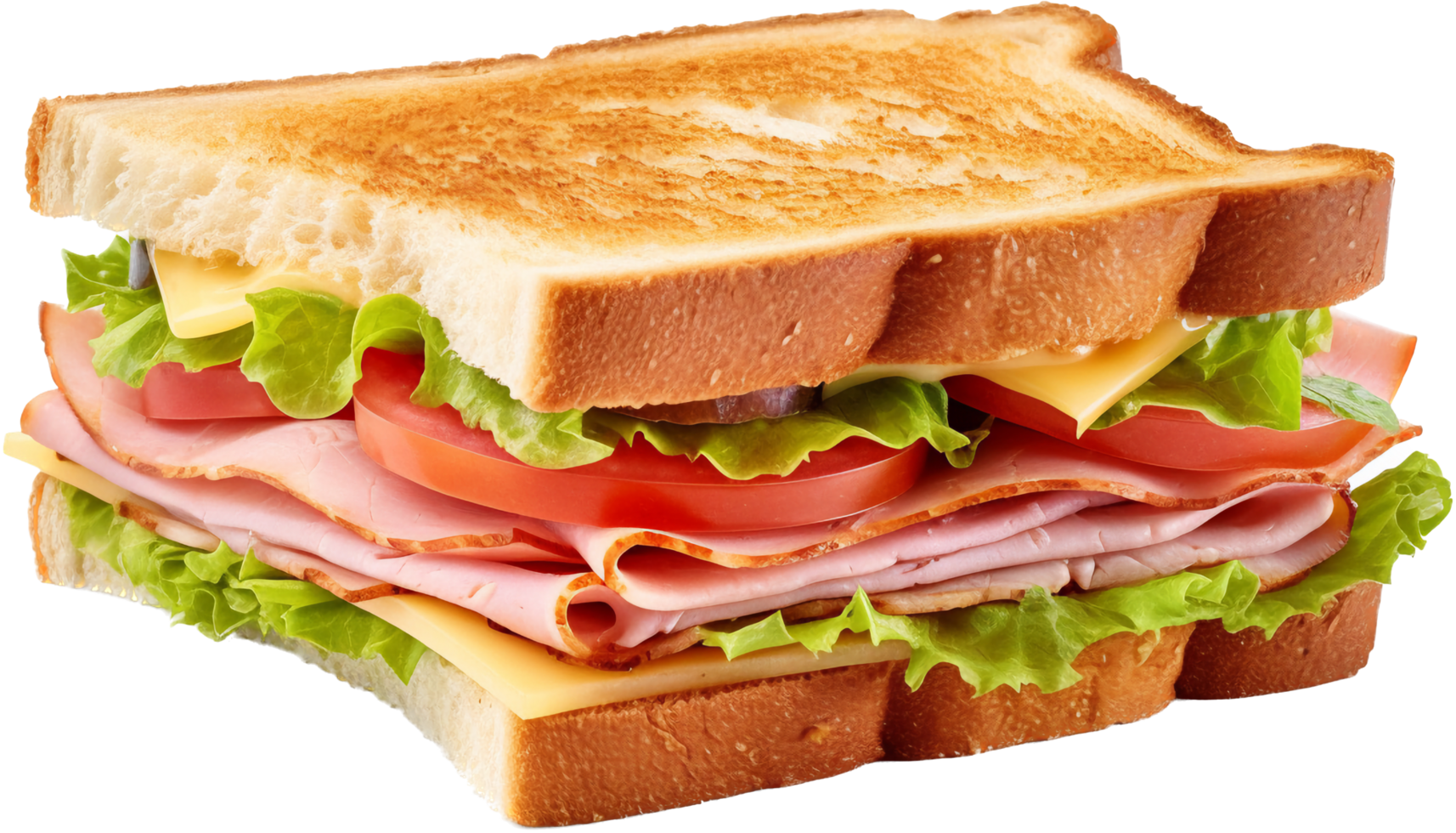 Sandwich ham cheese with . png