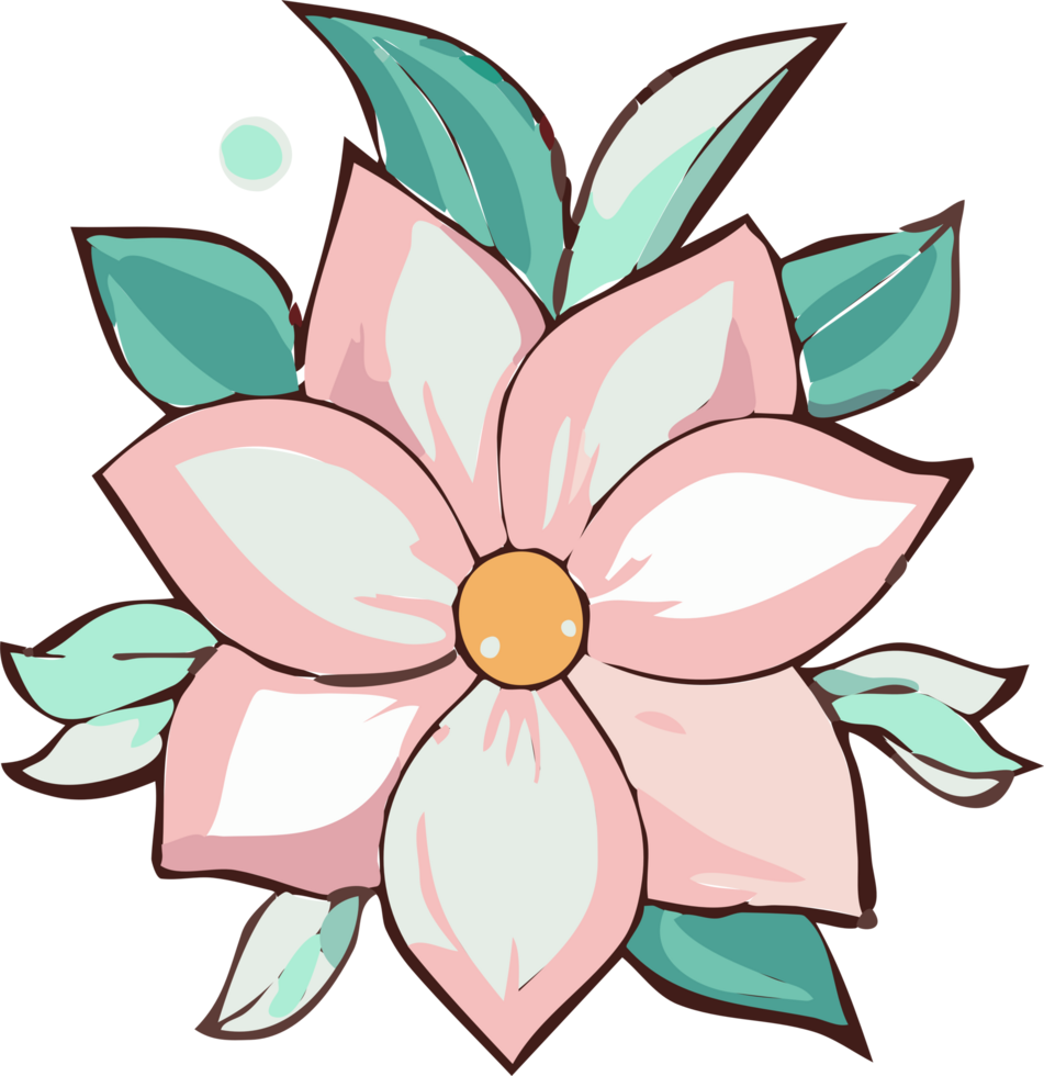 floreciente flor png gráfico clipart diseño