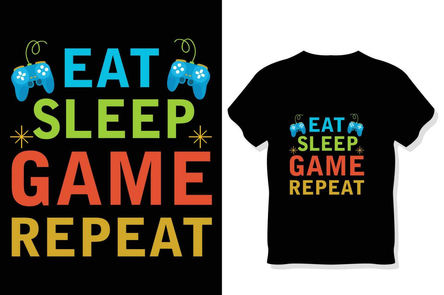 gamer quotes t shirt Gamer t shirt Design vector