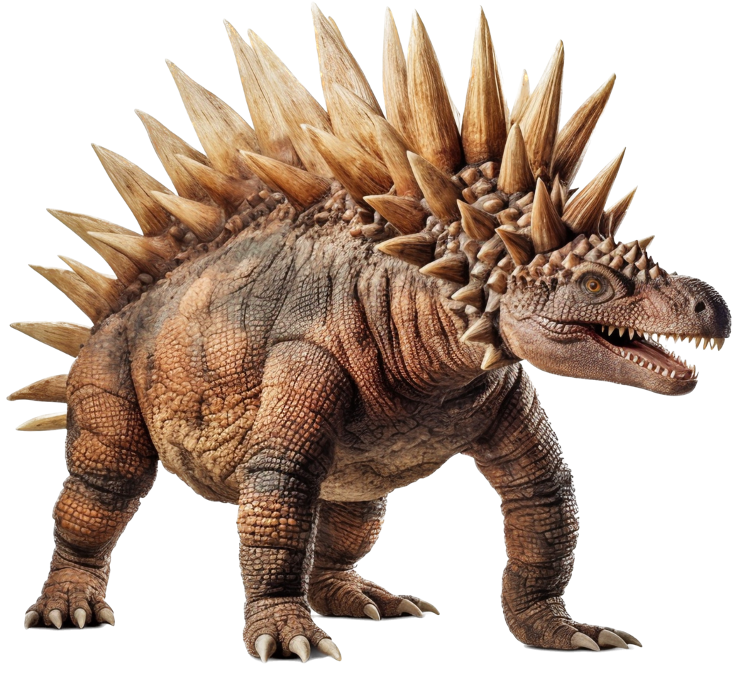 Stegosaurus png AI generated