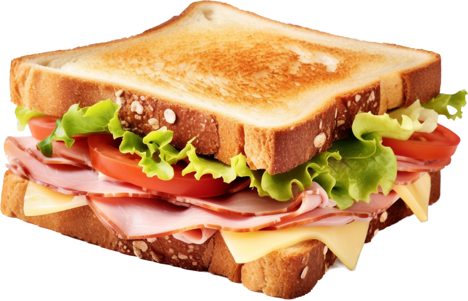 Sandwich ham cheese with . png