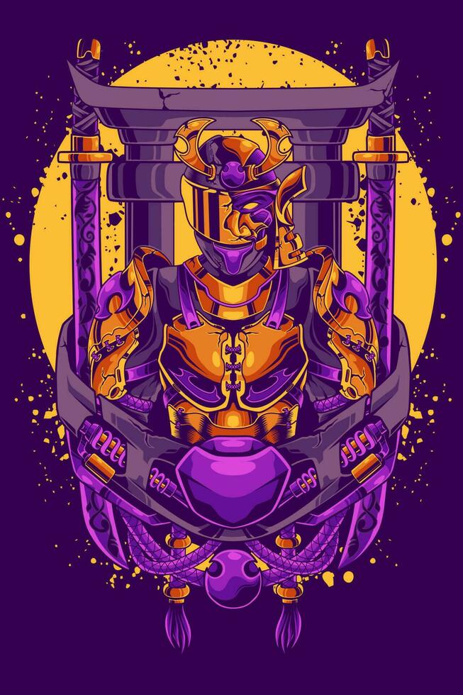 Japanese Samurai Tshirt design for Sunmori motorcycle club 24589528 Japanese Samurai Tshirt design for Sunmori motorcycle club 24589528