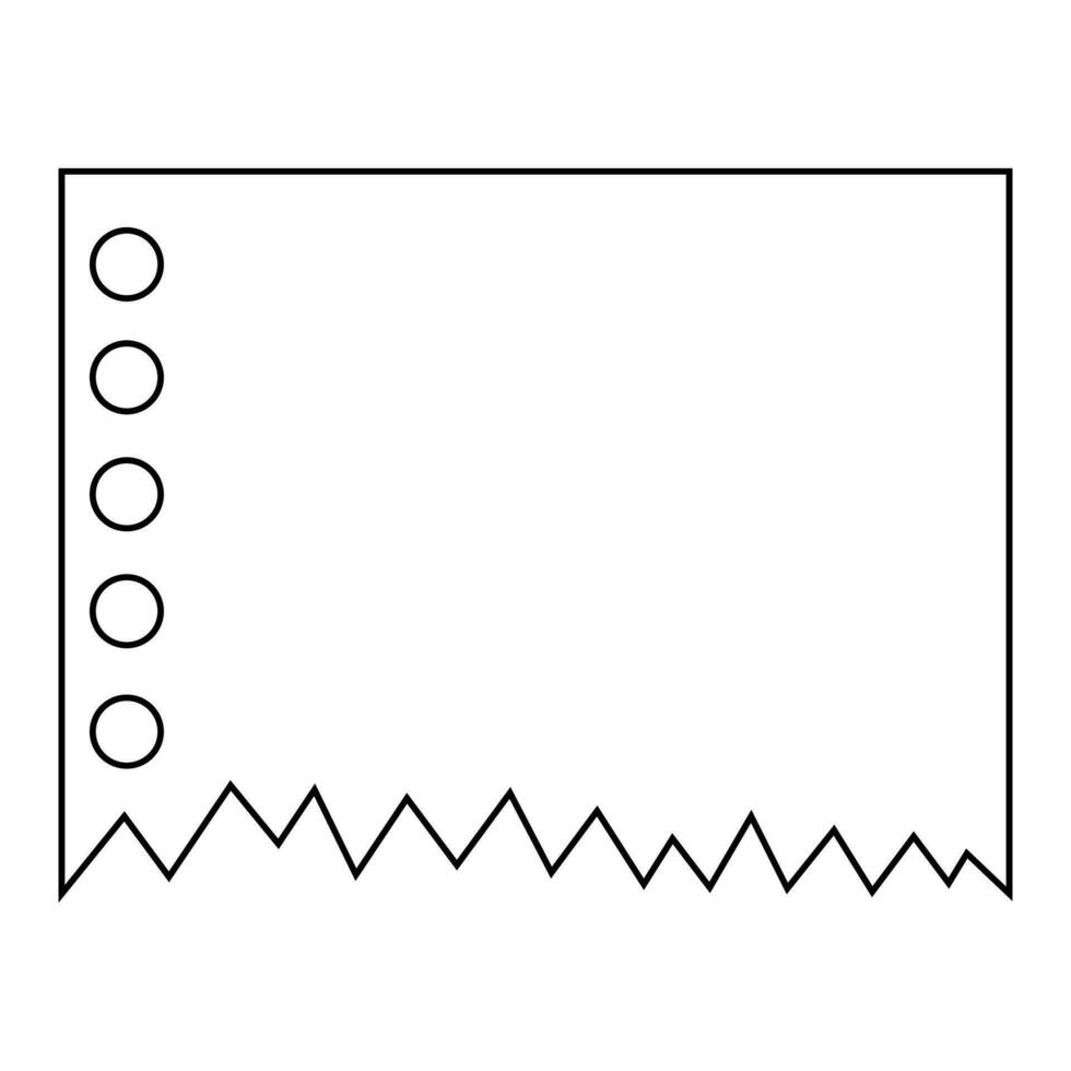 Cute paper stickers for notes. Rough, sloppy texture. Digital Bullet Journal. vector