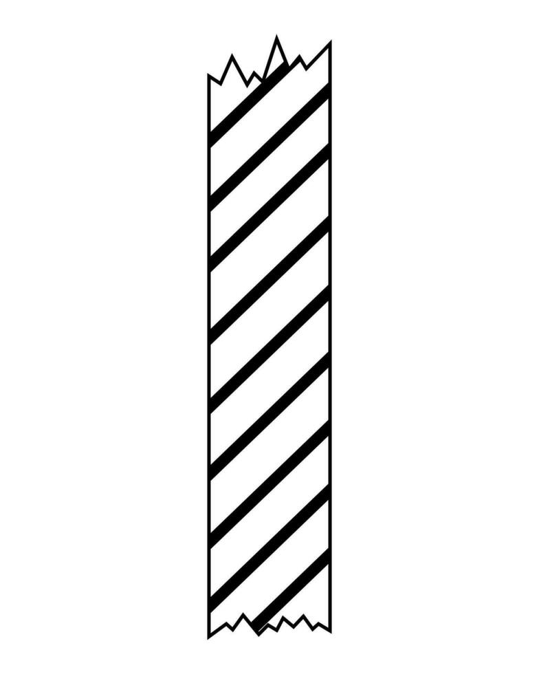 Cute paper stickers for notes. Rough, sloppy texture. Digital Bullet Journal. vector
