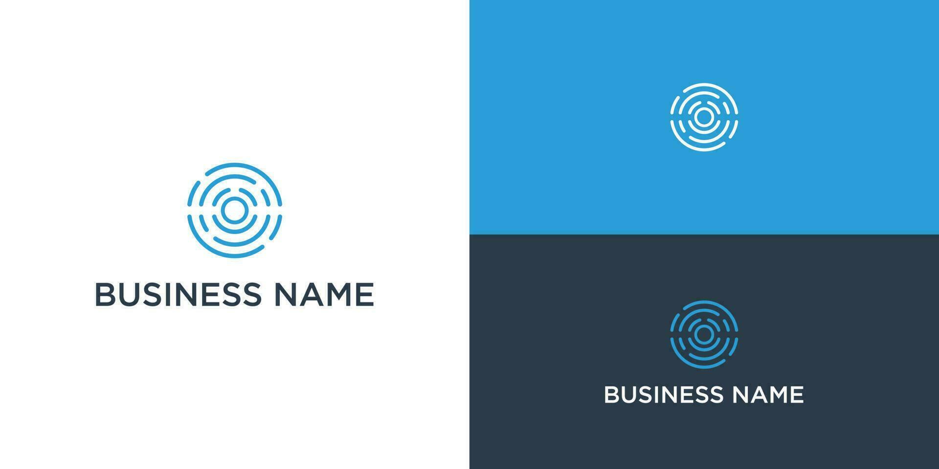 Abstract circle segments sign. Construction logo. Network Internet logo vector