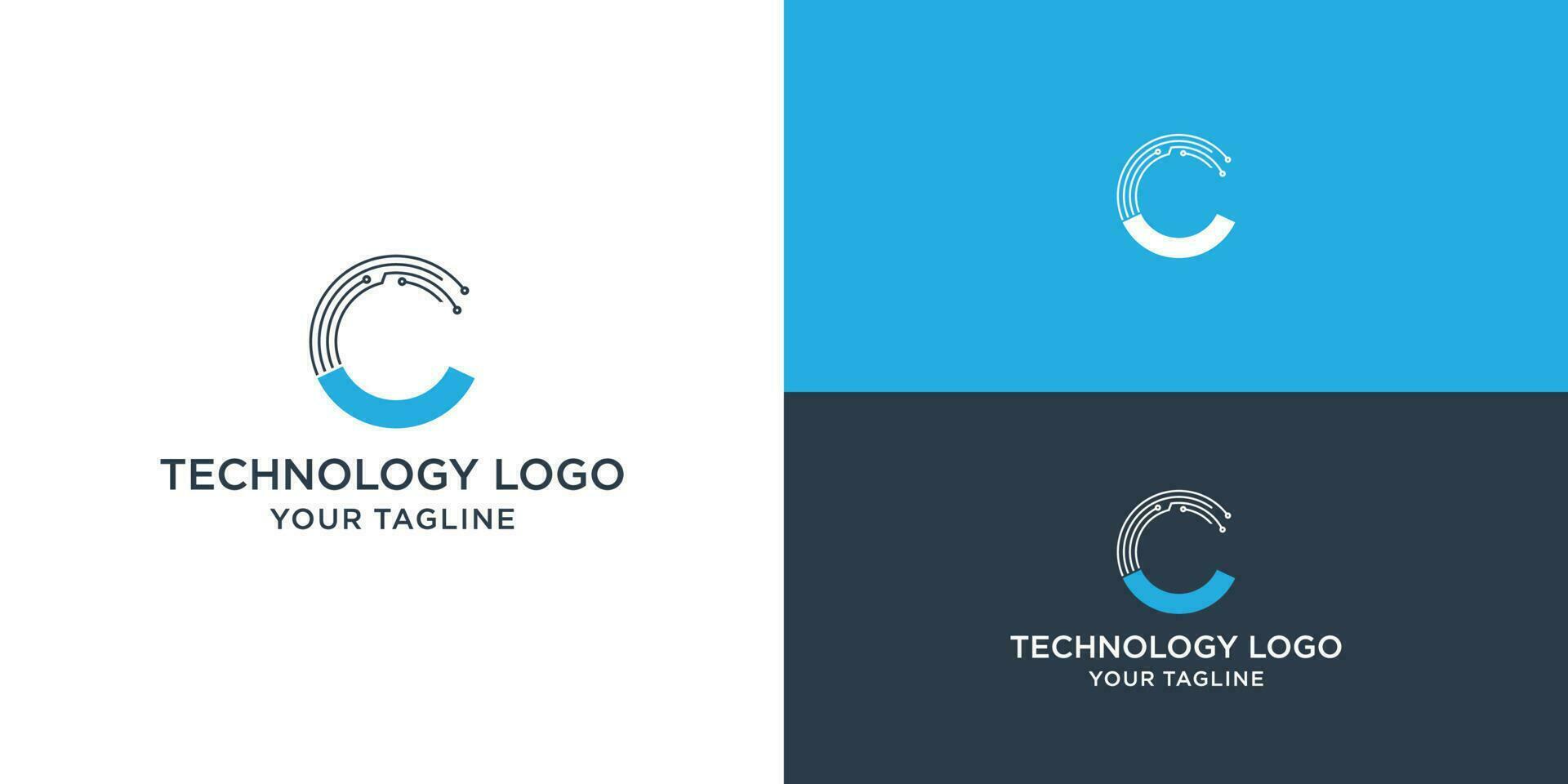 Letter O Molecule Logo, Bio tech Connect Dots Science Technology Logo Design Vector